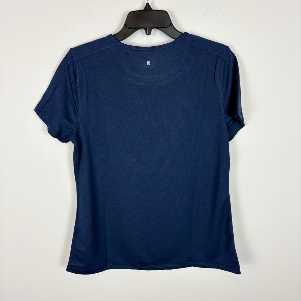 Ideology Crew Neck T Shirt in Indigo Sea Size M - Picture 2 of 6